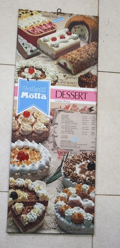 Tabella targa insegna gelati - insegna,