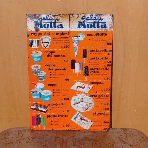 Insegna tabella gelati - insegna,