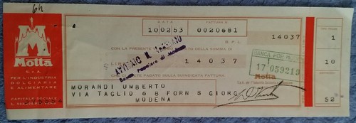 Cambiale industria dolciaria - industria,