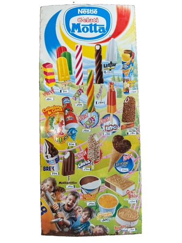 Targa tabella latta gelato - latta,